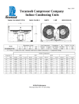 Tecumseh AGA4562CXTXS Performance Data Sheet