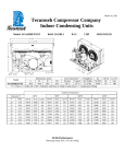 Tecumseh AGA4560EXNXF Performance Data Sheet