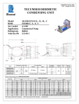 Tecumseh AEA9422ZXAGB Performance Data Sheet