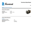 Tecumseh AEA9415ZXCSS Technical Data Sheet