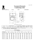 Tecumseh AEA4441YXAXA Performance Data Sheet