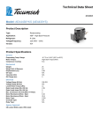 Tecumseh AEA4430YKS Technical Data Sheet
