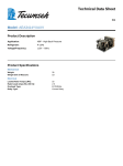 Tecumseh AEA3414YXAXV Technical Data Sheet