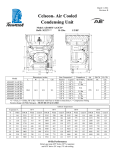 Tecumseh AE4460Y-AA3CDA Performance Data Sheet