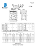 Tecumseh AE4456Y-AA1CDA Performance Data Sheet