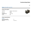 Tecumseh AE4430Z-AA1AGK Technical Data Sheet