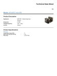 Tecumseh AE4425Z-AA1ASB Technical Data Sheet