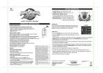 Techno Source LCD Video Game 31060 User's Manual