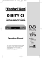 TechniSat DIGITY CI User's Manual