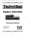 TechniSat DigiBox VIACCESS User's Manual