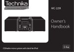 Technika MC-229I User's Manual