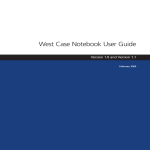 Technicolor - Thomson West Case Notebook User's Manual