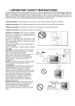 Technicolor - Thomson 20LCDB03B User's Manual