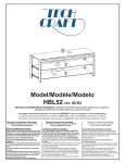 Tech Craft HBL52 User's Manual
