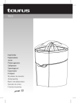 Taurus Group Juicer TCC3 User's Manual