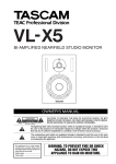 Tascam VL-X5 User's Manual