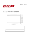 Tappan TC1050W User's Manual