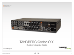 TANDBERG C90 User's Manual