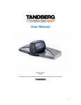 TANDBERG 770 MXP User's Manual