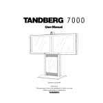 Tandberg Data 7000 User's Manual