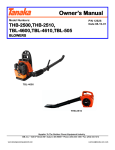 Tanaka TBL-4600 User's Manual