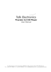 Talk electronic Thunder 2.2 User's Manual