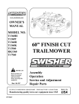 Swisher RK1360 User's Manual