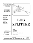 Swisher LS728 User's Manual