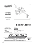 Swisher LS67528S User's Manual