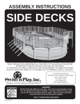 Swim'n Play side deck User's Manual