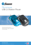 Swann USB 2.0 Button Mouse User's Manual