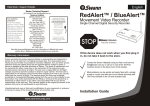 Swann RedAlert/BlueAlert SW242-WDB User's Manual