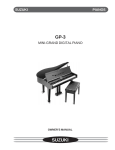 Suzuki Musical Instrument Corp. GP-3 User's Manual