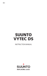 Suunto VYTEC DS User's Manual