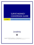 SurveyMonkey - 2007 Conversion Guide