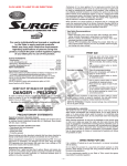 Surge Water Broadleaf Herbicide For Turf User's Manual