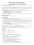 Supersonic Molechaser P7907 User's Manual