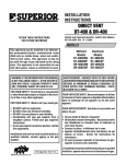 Superior DR-400CEN User's Manual