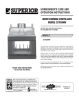 Superior CST38MH User's Manual