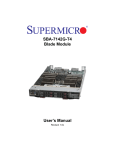 SUPER MICRO Computer SuperMicro SBA-7142G-T4 User's Manual