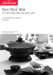 Sunbeam Wok WW4500D User's Manual