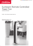 Sunbeam Fan FA7200 User's Manual