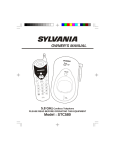 Sunbeam STC580 User's Manual