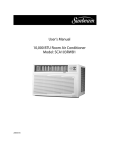 Sunbeam SCA103RWB1 User's Manual