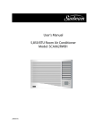 Sunbeam SCA062RWB1 User's Manual