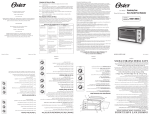 Sunbeam OSTER 6055 User's Manual
