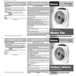 Sunbeam HEH2998 User's Manual