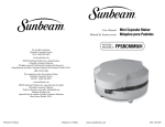 Sunbeam FPSBCMM901 Instruction Manual