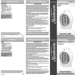 Sunbeam 133290 User's Manual