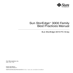 Sun Microsystems Sun StorEdge 3510 FC Array 3510 User's Manual